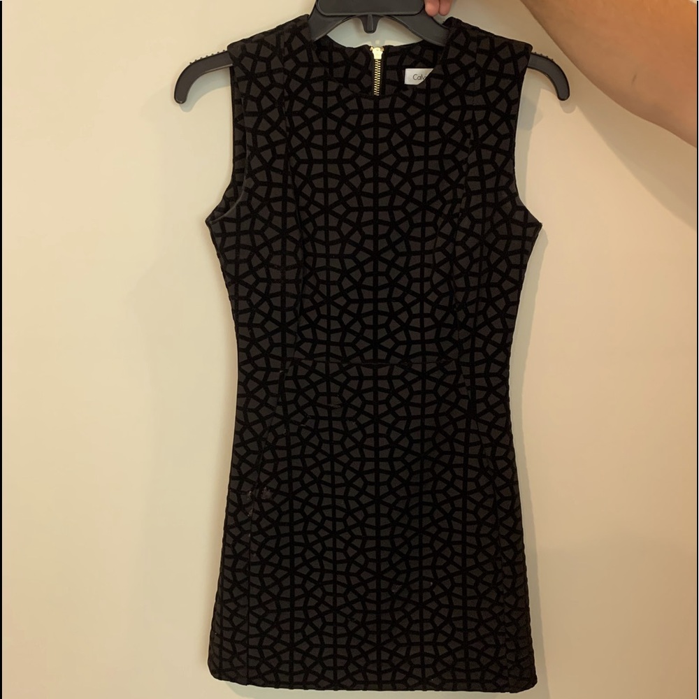 Calvin Klein Black Bodycon Dress Size 2
